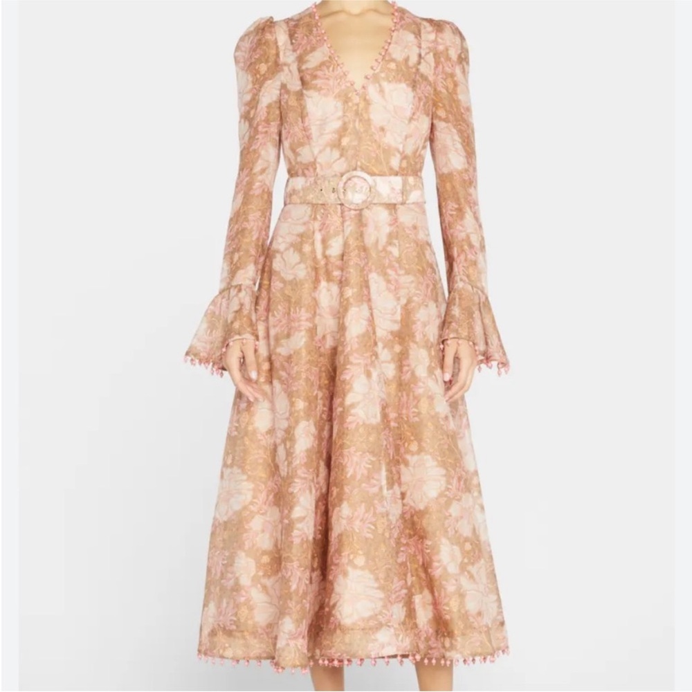 Zimmermann
kaleidoscope midi dress - pink floral